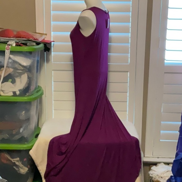 Dots Vibrant Purple Mini Dress - Picture 4 of 8